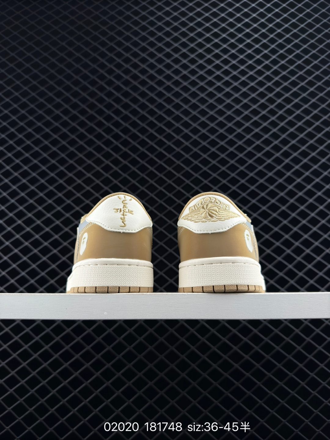 Bape x Travis Scott x Air Jordan 1 Low Bape x AJ1